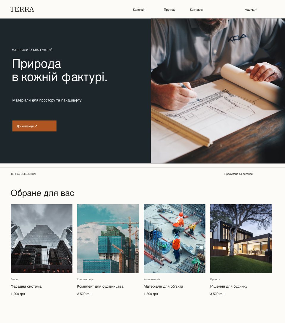 Дизайн TERRA